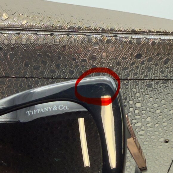 Tiffany & Co TF 4196 8001/3C Black Rose Gold Sunglasses Gradient 56 16 140 READ main image 9